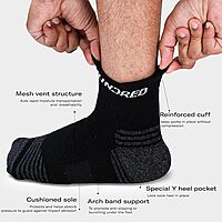 Hundred Sports Socks - Ankle - Black