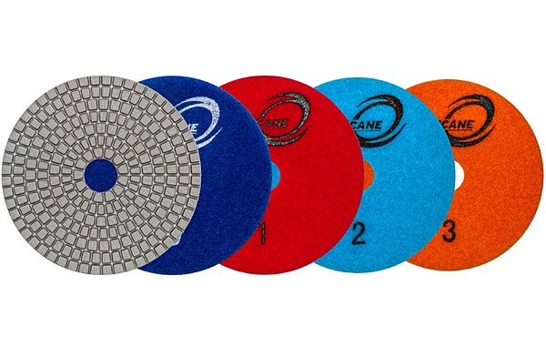 Hurricane 3 Step Pads Wet White Resin