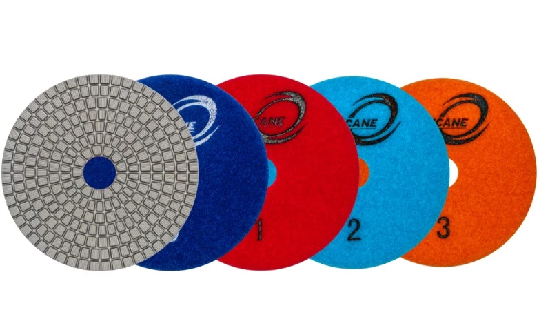 Hurricane 3 Step Pads Wet White Resin