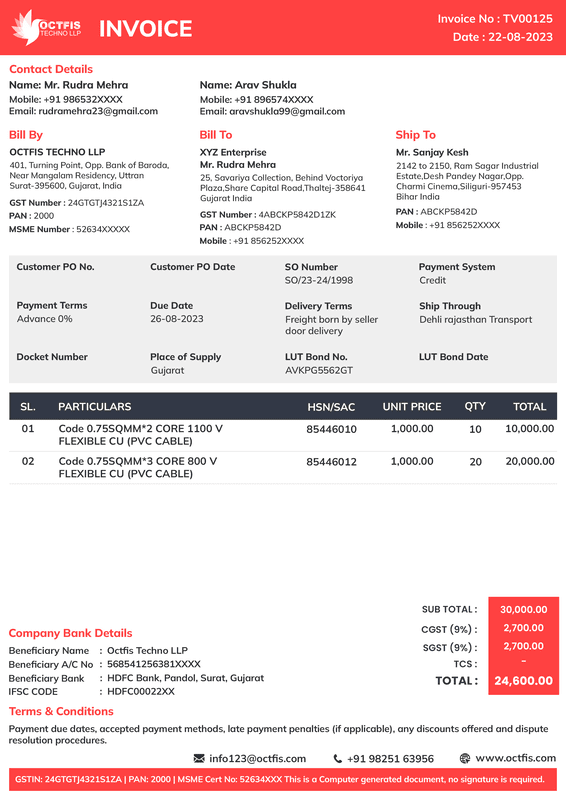 Invoice Template-3 Invoice Template-3