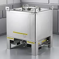 Contenedores IBC de acero inoxidable de 1000 litros