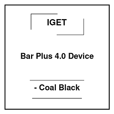 Iget Bar Plus 4.0 Device - Coal Black