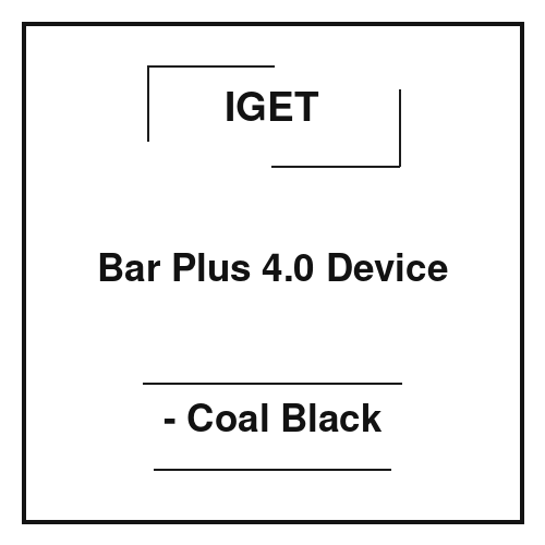 Iget Bar Plus 4.0 Device - Coal Black
