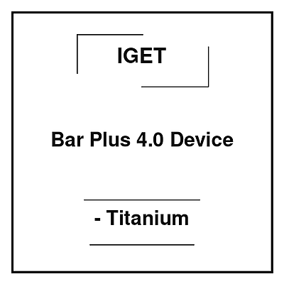 Iget Bar Plus 4.0 Device - Titanium