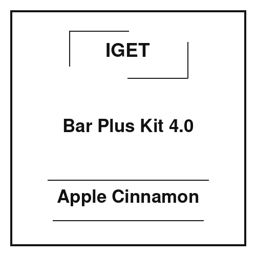 Iget Bar Plus Kit 4.0 Apple Cinnamon