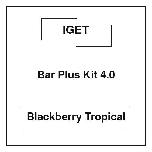 Iget Bar Plus Kit 4.0 Blackberry Tropical