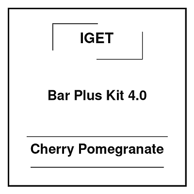 Iget Bar Plus Kit 4.0 Cherry Pomegranate