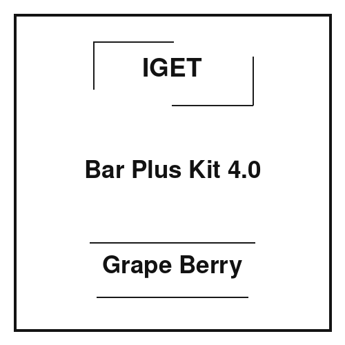 Iget Bar Plus Kit 4.0 Grape Berry