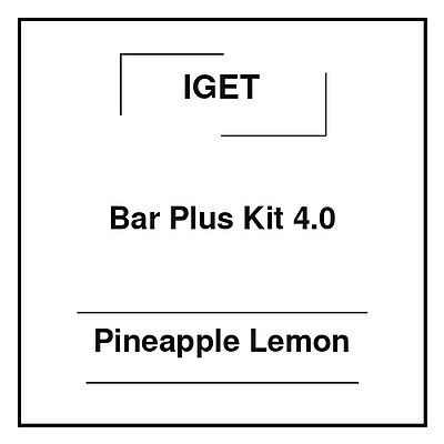Iget Bar Plus Kit 4.0 Pineapple Lemon