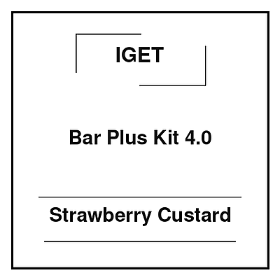 Iget Bar Plus Kit 4.0 Strawberry Custard