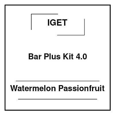 Iget Bar Plus Kit 4.0 Watermelon Passionfruit