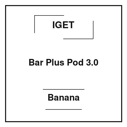 Iget Bar Plus Pod 3.0 Banana