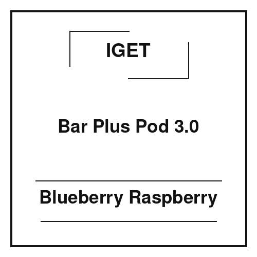 Iget Bar Plus Pod 3.0 Blueberry Raspberry