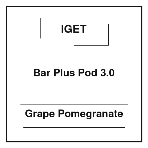 Iget Bar Plus Pod 3.0 Grape Pomegranate
