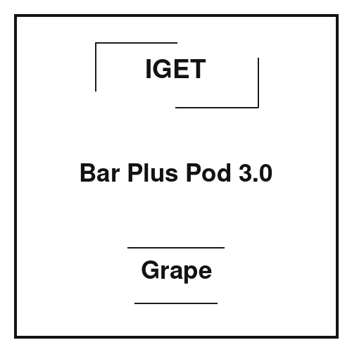 Iget Bar Plus Pod 3.0 Grape