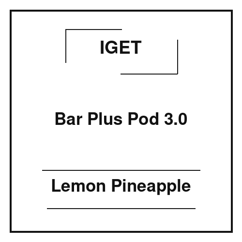Iget Bar Plus Pod 3.0 Lemon Pineapple