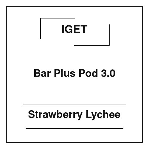 Iget Bar Plus Pod 3.0 Strawberry Lychee