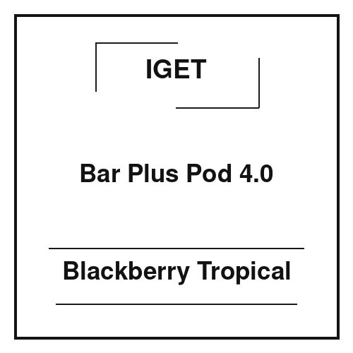 Iget Bar Plus Pod 4.0 Blackberry Tropical