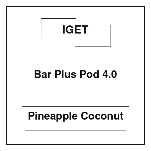 Iget Bar Plus Pod 4.0 Pineapple Coconut