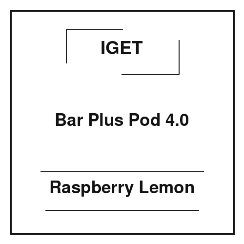 Iget Bar Plus Pod 4.0 Raspberry Lemon