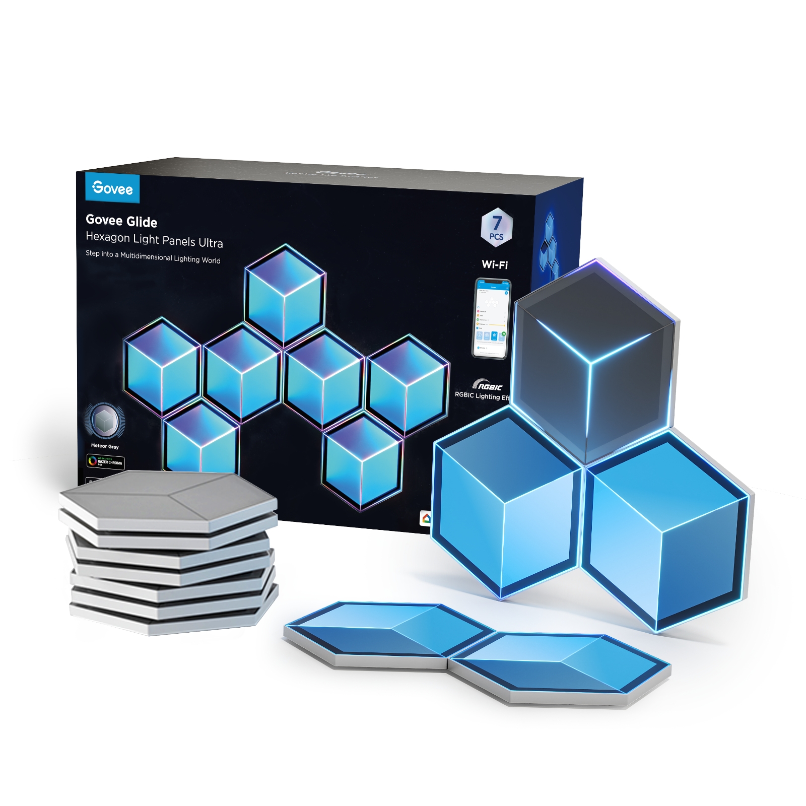 Govee Glide Hexagon Light Panels Ultra 7Pack