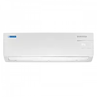 Close-up of the Blue Star Inverter Split AC indoor unit, showcasing its modern design and display.