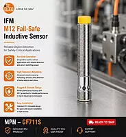 IFM Fail-Safe Inductive Sensor M12