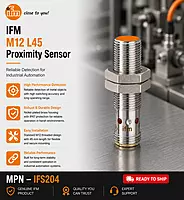 IFM Proximity Sensor M12 L45