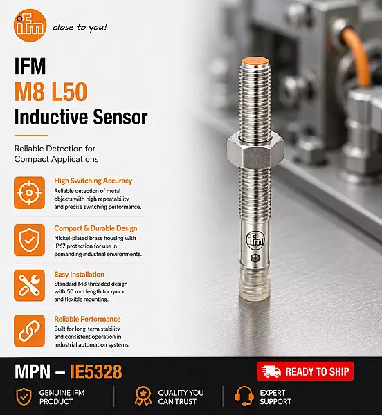 IFM Inductive Sensor M8 L50