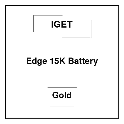 Iget Edge 15K Battery Gold