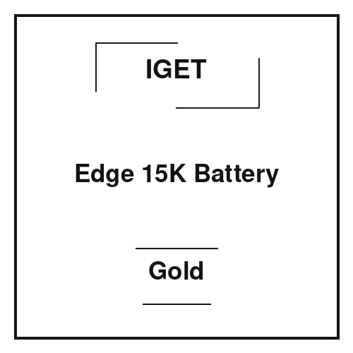 Iget Edge 15K Battery Gold