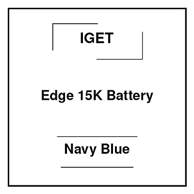 Iget Edge 15K Battery Navy Blue