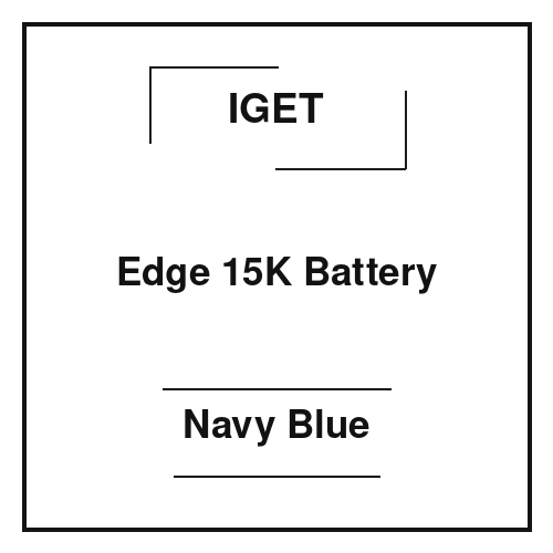 Iget Edge 15K Battery Navy Blue