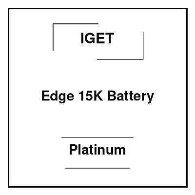 Iget Edge 15K Battery Platinum