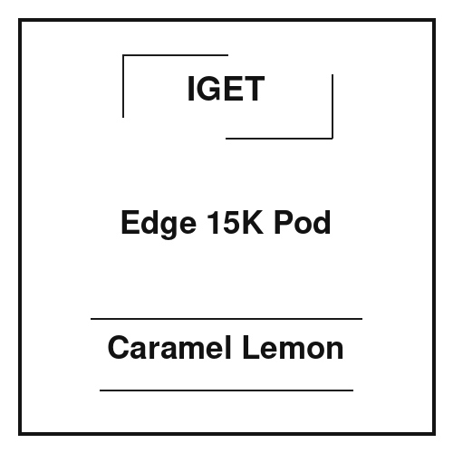 Iget Edge 15K Pod Caramel Lemon