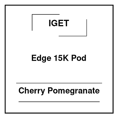 Iget Edge 15K Pod Cherry Pomegranate