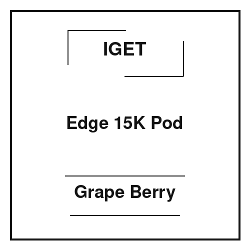 Iget Edge 15K Pod Grape Berry