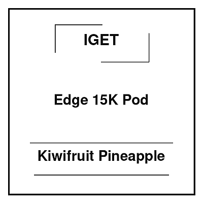 Iget Edge 15K Pod Kiwifruit Pineapple