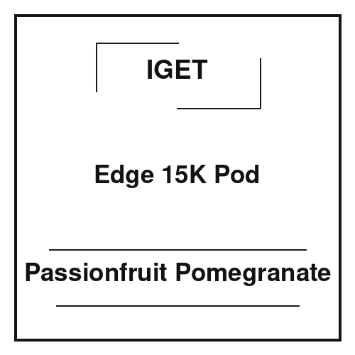 Iget Edge 15K Pod Passionfruit Pomegranate
