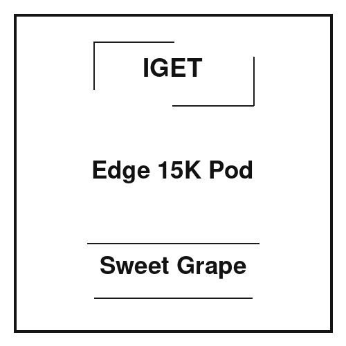 Iget Edge 15K Pod Sweet Grape
