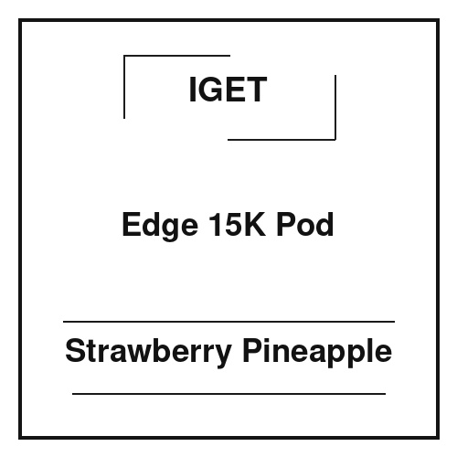 Iget Edge 15K Pod Strawberry Pineapple