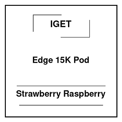 Iget Edge 15K Pod Strawberry Raspberry