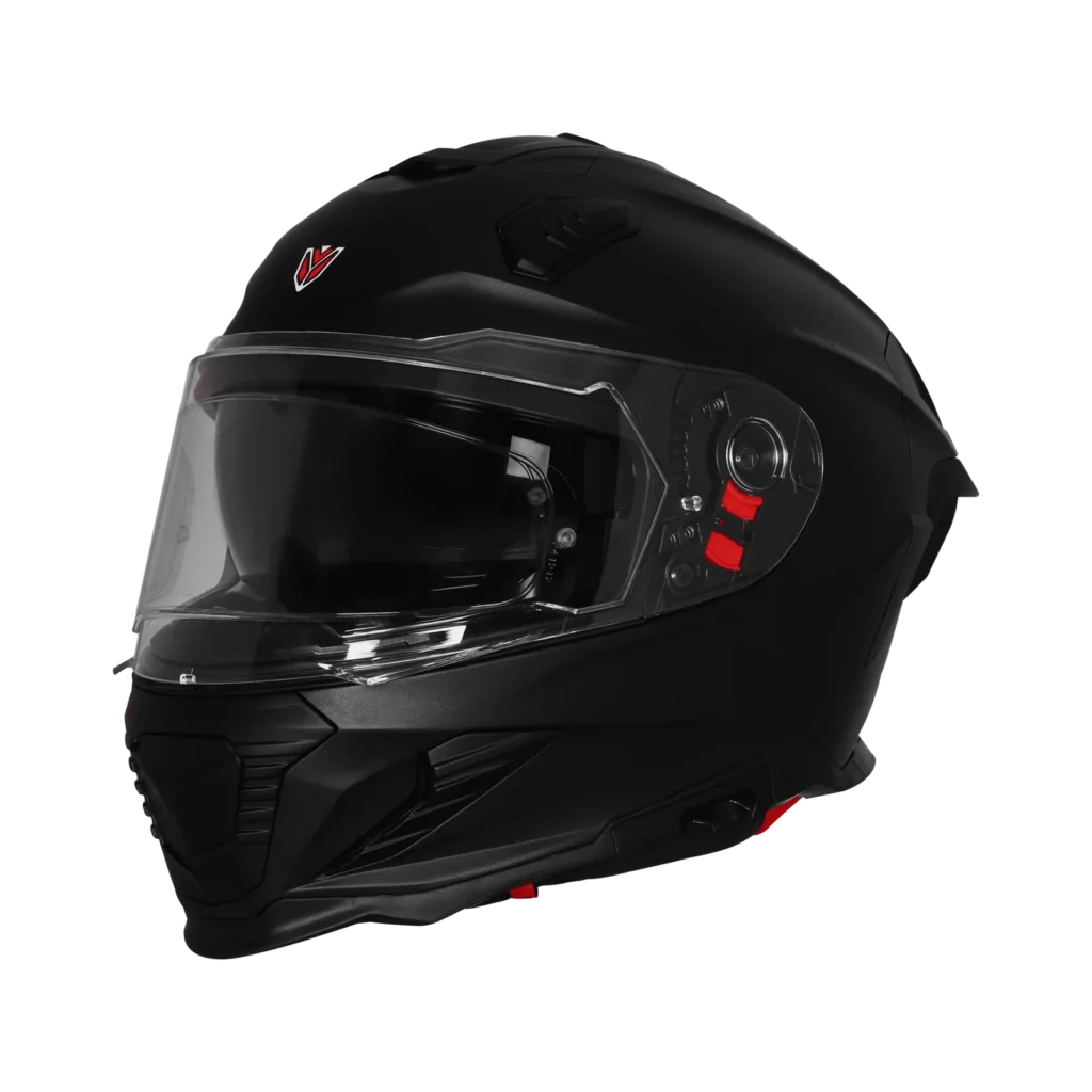 IGNYTE IGN-16 ISS DOT GLOSSY BLACK C/V 620 MM WITH EXTRA SMOKE VISOR