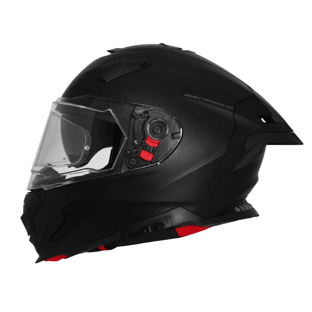 IGNYTE IGN-16 ISS DOT GLOSSY BLACK C/V 620 MM WITH EXTRA SMOKE VISOR