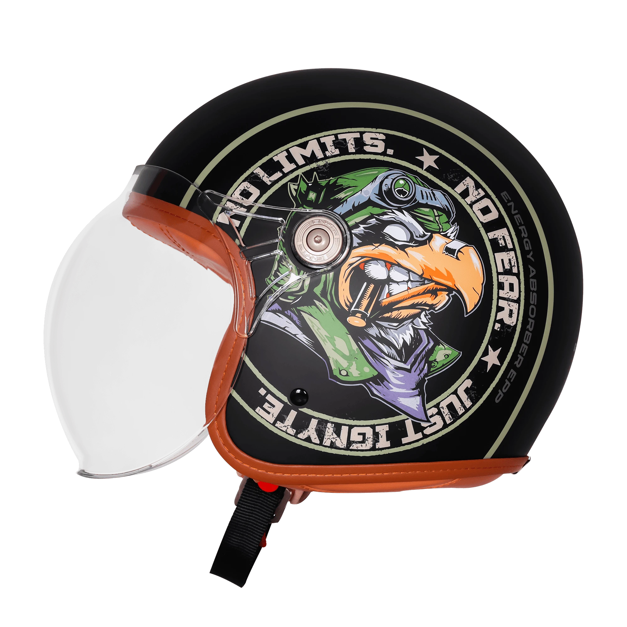 IGNYTE IGN-58 DOT EAGLE GLOSSY BLACK/GREEN C/V 620 MM