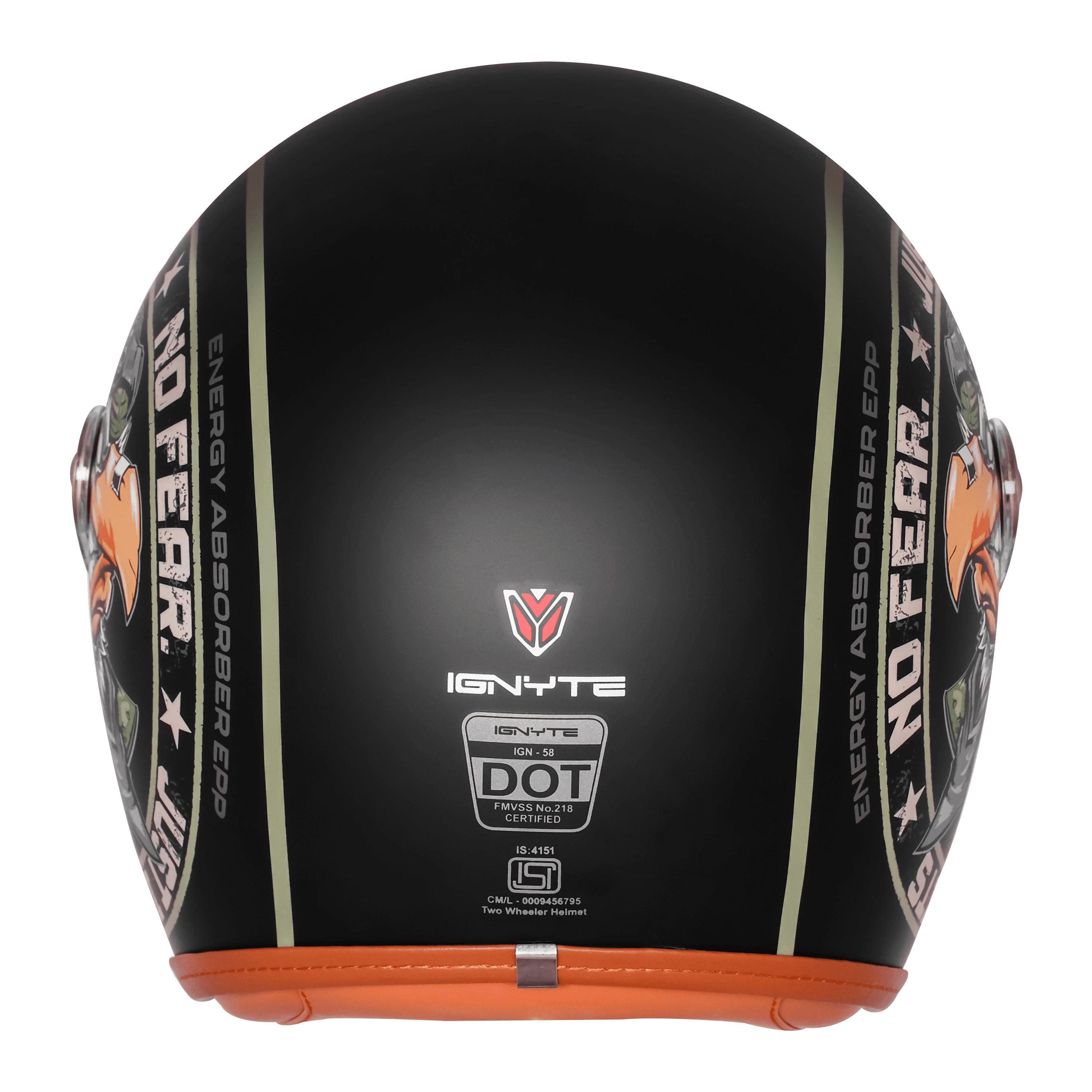 IGNYTE IGN-58 DOT EAGLE GLOSSY BLACK/GREEN C/V 620 MM IGNYTE IGN-58 DOT EAGLE GLOSSY BLACK/GREEN C/V 620 MM