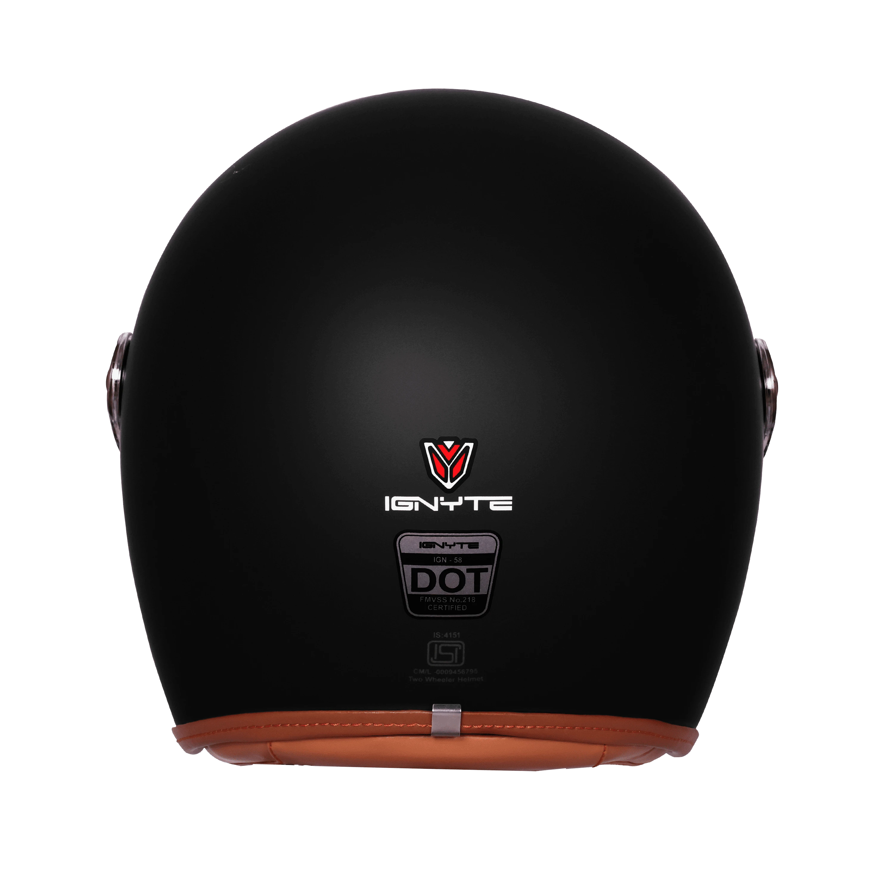 IGNYTE IGN-58 DOT SOLID MATT BLACK/ EXTRA LIGHT ORANGE C/V 600 MM