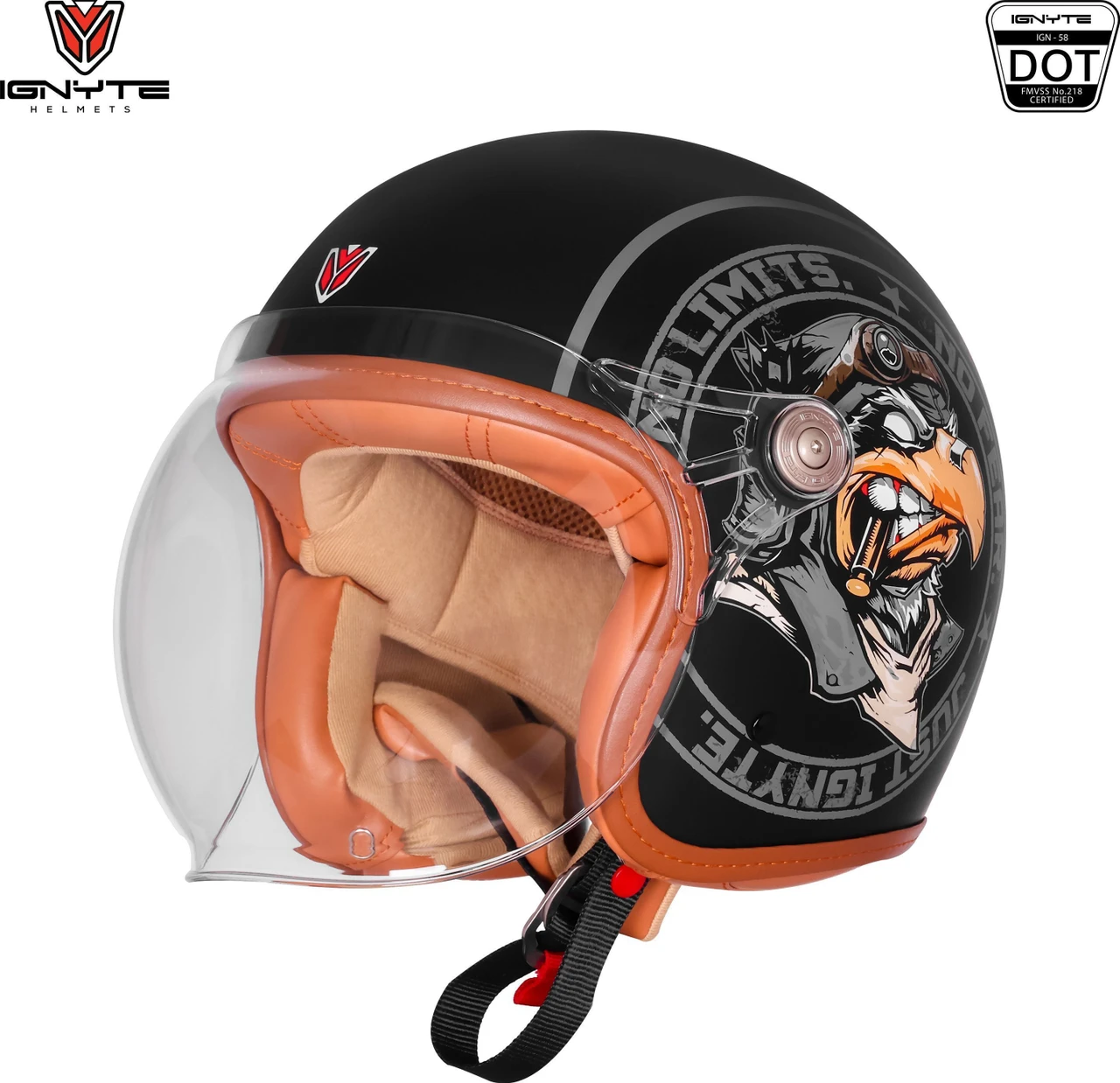 IGNYTE IGN-58 DOT EAGLE GLOSSY BLACK/GREY C/V 620 MM IGNYTE IGN-58 DOT EAGLE GLOSSY BLACK/GREY C/V 620 MM