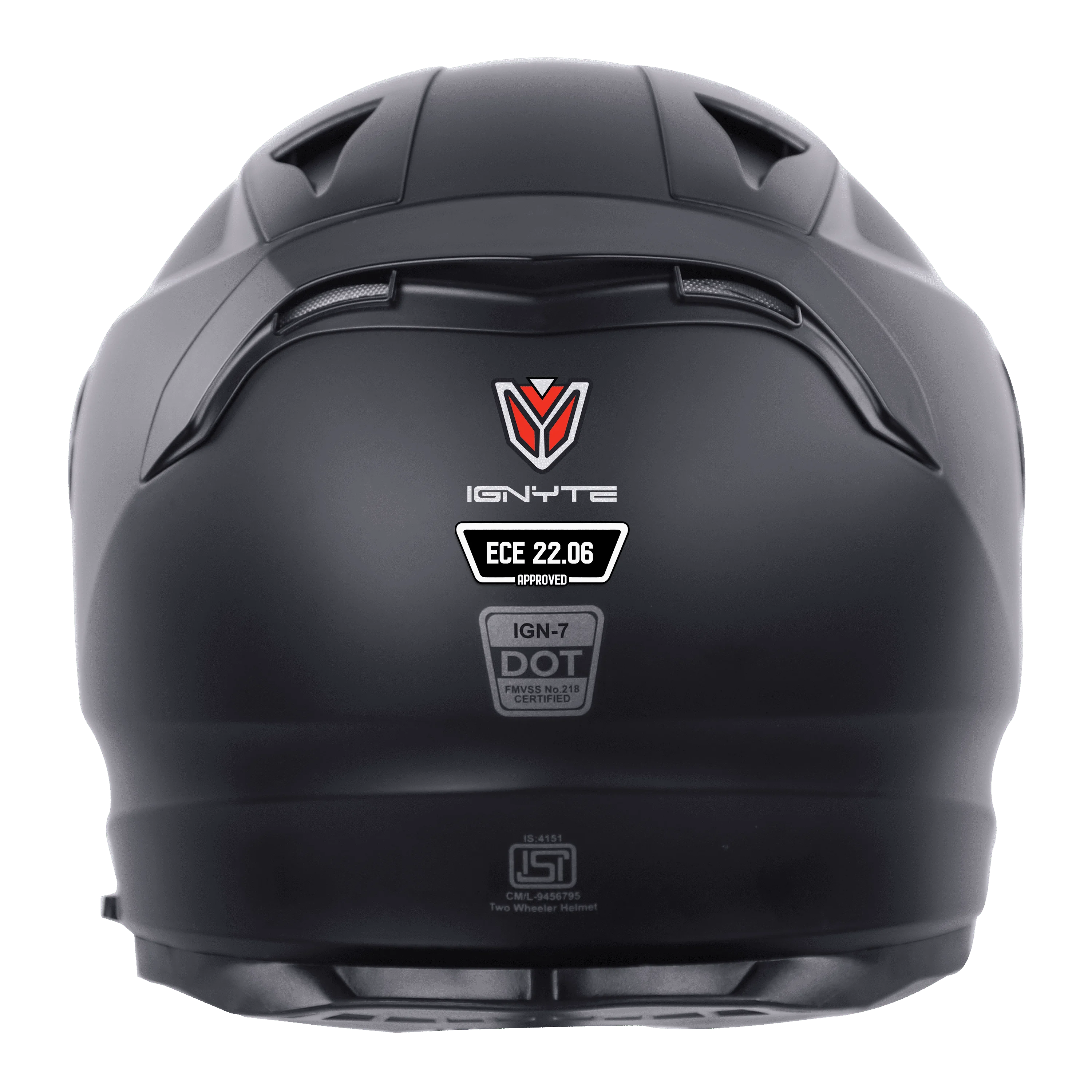 IGNYTE IGN-7 ECE 22.06 MATT BLACK C/V 600 MM IGNYTE IGN-7 ECE 22.06 MATT BLACK C/V 600 MM