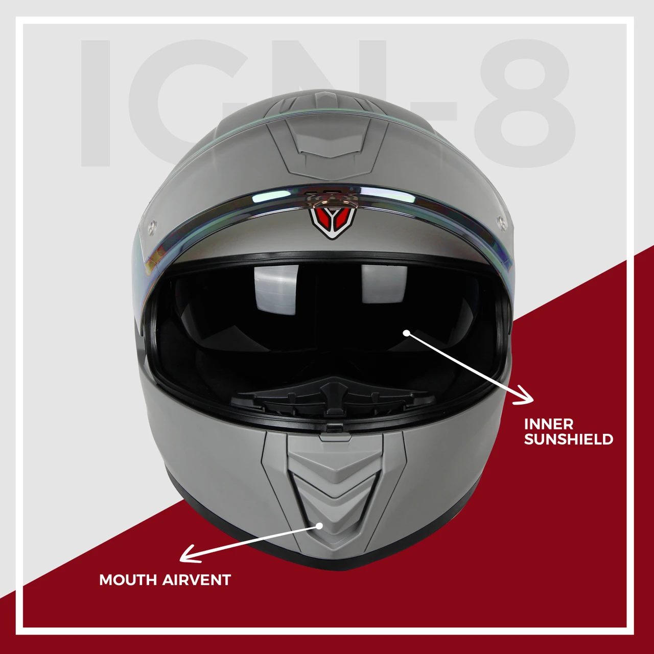 IGNYTE IGN-8 GLOSSY TITANIUM GREY C/V 580 MM IGNYTE IGN-8 GLOSSY TITANIUM GREY C/V 580 MM